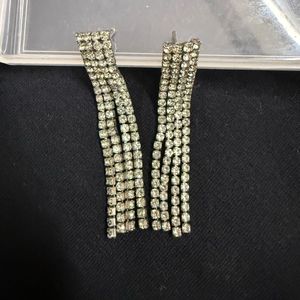 Sparkling Crystal Dangle Earrings