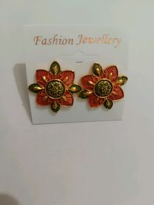 Earrings 3 Pair Of Tops Combo