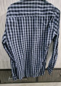 Checked Long Sleeve Men's Shirt