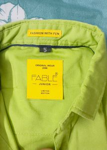 Set Of Light Green and Maroon Shirts