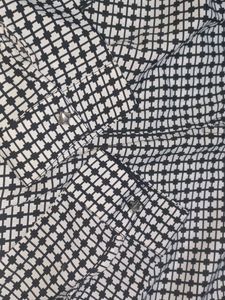 Checked Long Sleeve Top