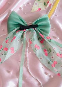 🆕Cute Cherry Bow Hair Clip