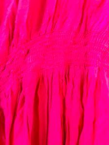Vibrant Tode Pink Embroidered One piece