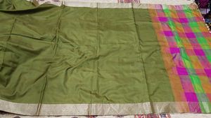 Elegant Green &amp; Multicolor Saree