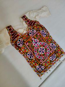 Embroidered Mirror Work Blouse