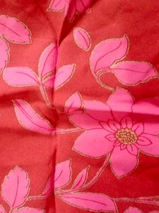 Red Floral Print Kurta set