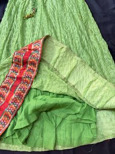Vibrant Green Lehenga Choli Set