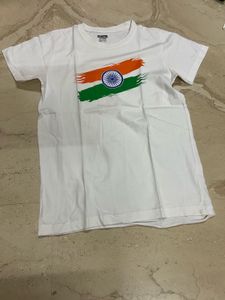 Men's Indian Flag Graphic T-Shirt