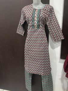 Cotton Kurti pant set