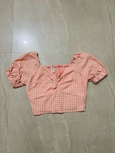 Cute Pink Gingham Top 🎀