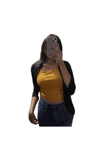 Y2k Mustard Crop Tank Top🍂