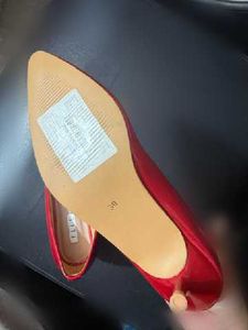 Elle Red Patent Leather Ballerinas