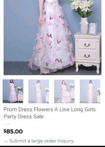 Butterfly &amp; Floral Embellished Dress