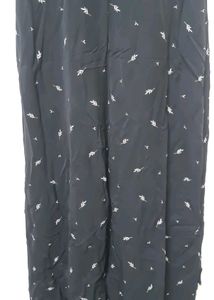 Cute Black Leaf Print dress