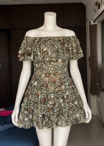Chic Off-Shoulder Floral Ruffle Dress