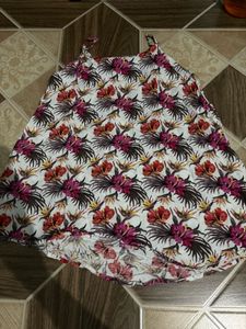 Floral Print Spaghetti Strap Top