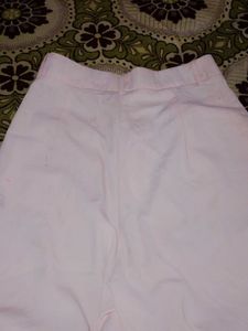 White Casual Pants