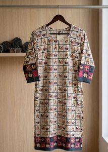 Designer Printed Cotton Kurta