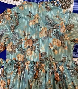 Elegant Floral Print Maxi Dress