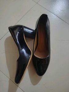 Elegant Black Patent Heels