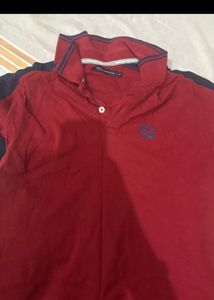 French Connection Red Polo Shirt