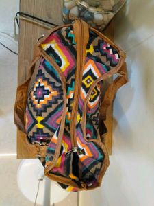 Boho Patterned Shoulder Bag