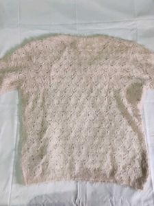 Cozy Pink Textured Sweater