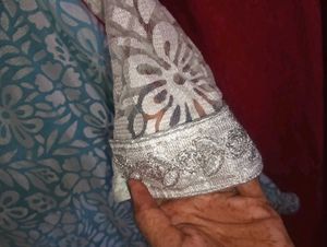 Stunning Blue Kurta with Intricate Detailing