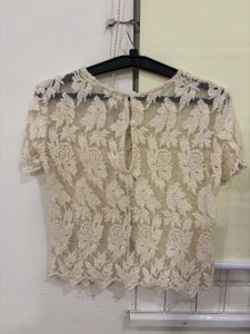 Elegant Lace Crop Top