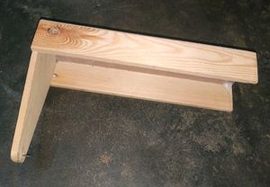 Wooden Display Shelf