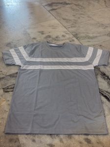 Gray Striped T-Shirt