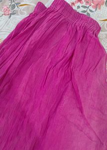 Vibrant Orange &amp; Pink Printed Kurta