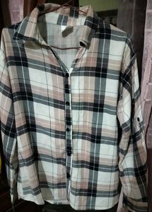multicolored check shirt