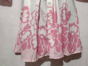 White and Pink Floral Kurta for single piece 399