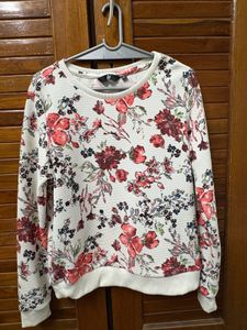 Floral Print Sweatshirt