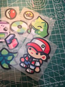 Pokemon Iron-On Stickers | Pack of 9 |
