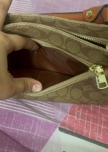 Coach Monogram Crossbody Bag