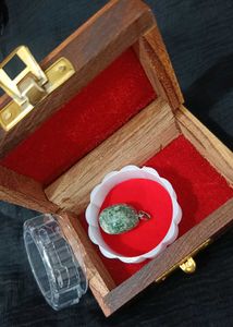 Moss Agate Silver Pendant