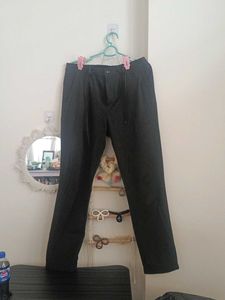 Unisex Dark Grey Casual Trousers