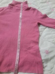 Pink Ribbed Top
