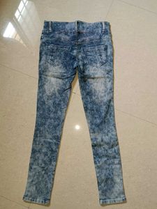 Acid Wash Denim Jeans