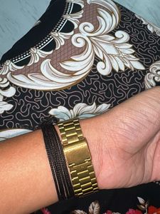 Vintage Goldtone Casio Watch