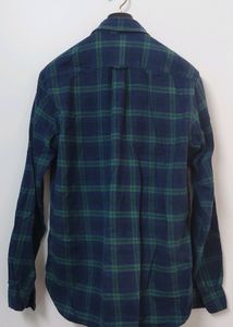 H&amp;M Classic Blue &amp; Green Plaid Button-Down Shirt