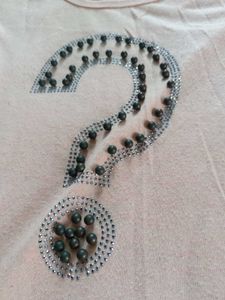 Two Women's Tops Bundle - Floral &amp; Question Mark