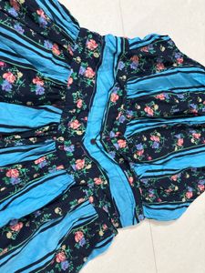 Boho Floral Halter Neck Dress