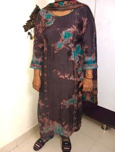 beautiful suite salwar brown 🤎