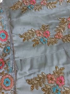 New Semi stitched Lehga ✨️🧡