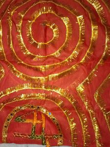 Chunnari with Golden Embellishments