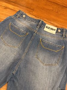 Blue Brew Baggy Ripped Jeans | REMOVING SOON