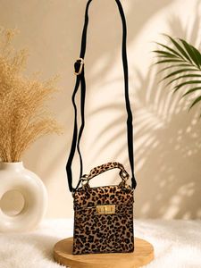 Leopard Print Crossbody Bag